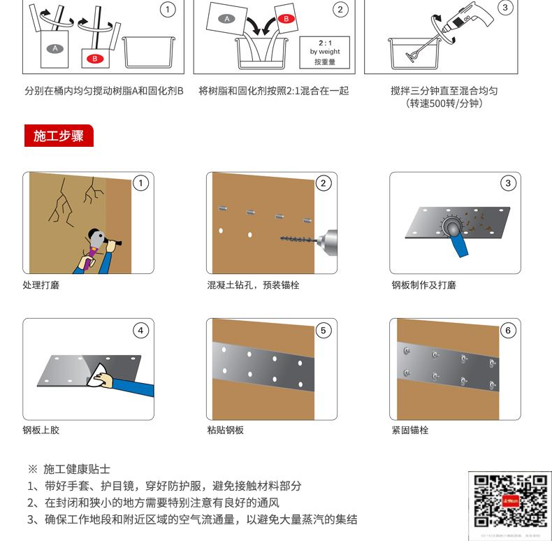 包钢晋安粘钢加固施工过程